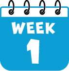 Calendar icon - Week 1